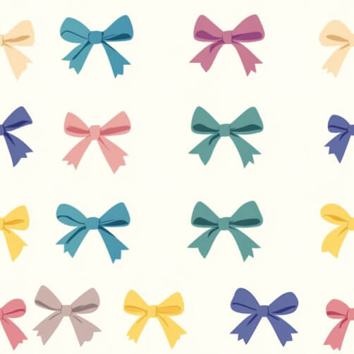 Download Pattern of Bows Patterns Online - Creative Fabrica