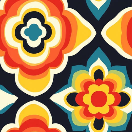 Vibrant Abstract Floral Pattern Vibrant Abstract Floral Pattern thumbnail