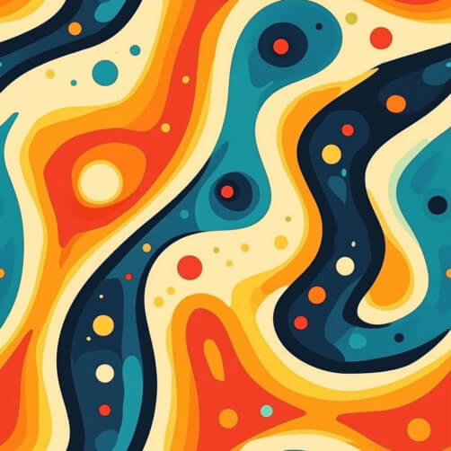 Vibrant Abstract Pattern with Flowing Lines and Circles Vibrant Abstract Pattern with Flowing Lines and Circles thumbnail