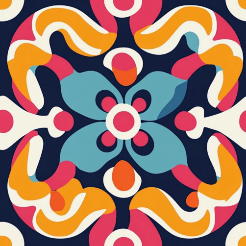 Vibrant Abstract Floral Pattern Vibrant Abstract Floral Pattern thumbnail