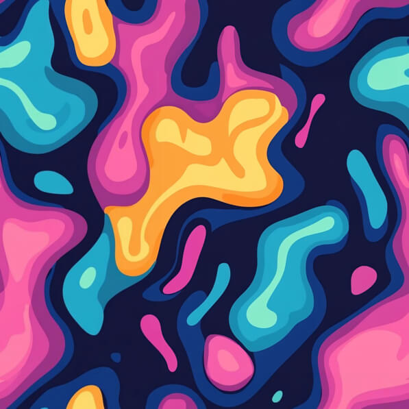 Download Colorful Abstract Design with Flowing Shapes Patterns Online ...