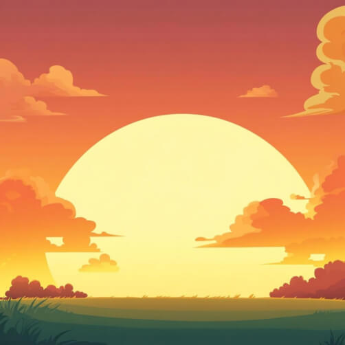 Vibrant Sunset with Soft Clouds Vibrant Sunset with Soft Clouds thumbnail