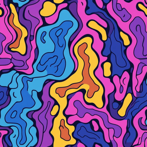 Colorful Abstract Pattern with Flowing Shapes Colorful Abstract Pattern with Flowing Shapes thumbnail