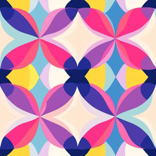 Vibrant Abstract Pattern with Overlapping Shapes Vibrant Abstract Pattern with Overlapping Shapes thumbnail