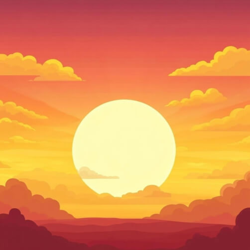 Vibrant Sunset Scene with Clouds Vibrant Sunset Scene with Clouds thumbnail