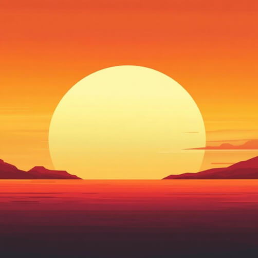 Vibrant Sunset Over Water Vibrant Sunset Over Water thumbnail