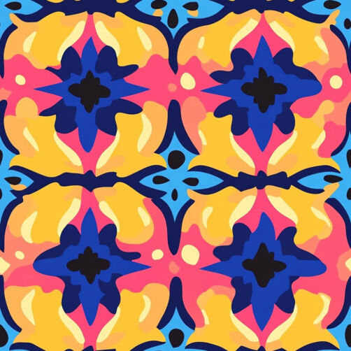 Vibrant Abstract Floral Pattern Vibrant Abstract Floral Pattern thumbnail
