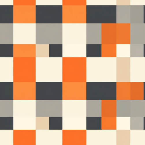 Geometric Pattern in Orange and Gray Geometric Pattern in Orange and Gray thumbnail