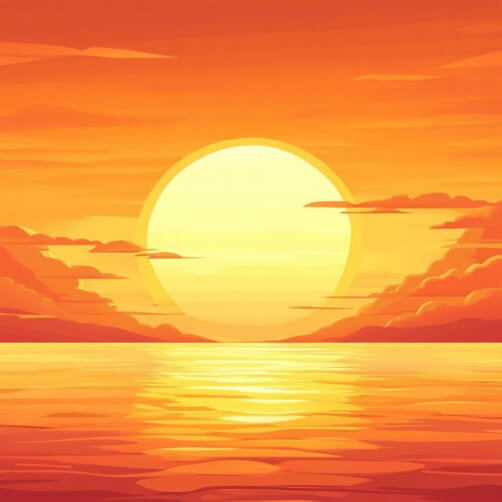 Serene Sunset Over Ocean Serene Sunset Over Ocean thumbnail