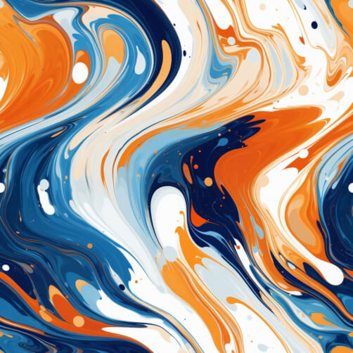 Download Dynamic Abstract Swirls of Orange and Blue Patterns Online ...