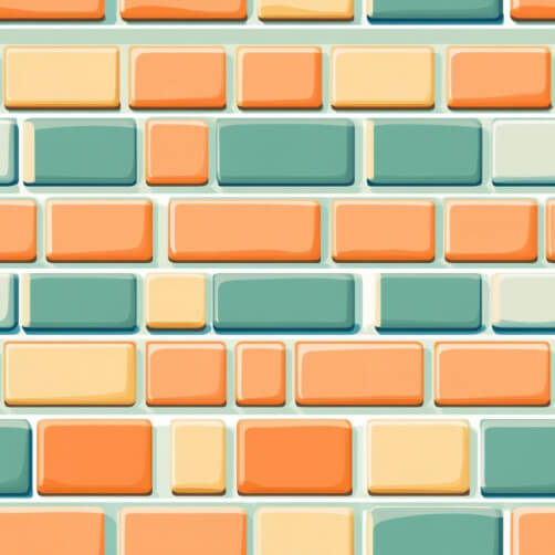 Colorful Brick Wall Pattern Colorful Brick Wall Pattern thumbnail