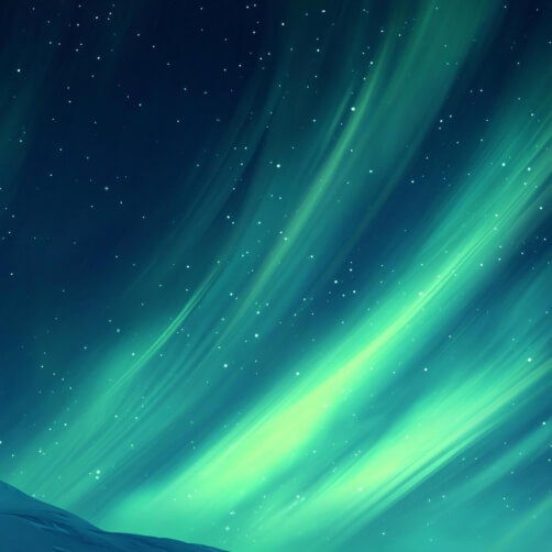 Download Aurora Borealis in a starry night sky Backgrounds Online ...