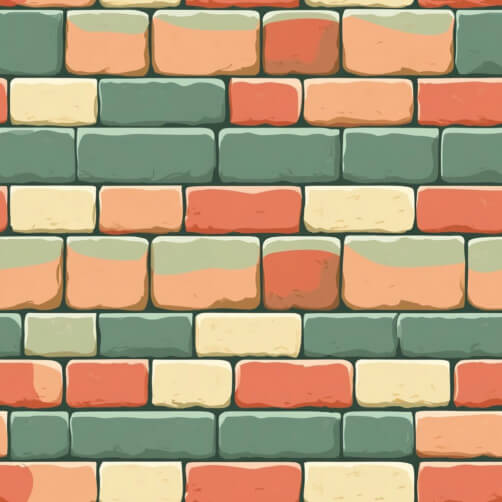Colorful Abstract Brick Pattern Colorful Abstract Brick Pattern thumbnail