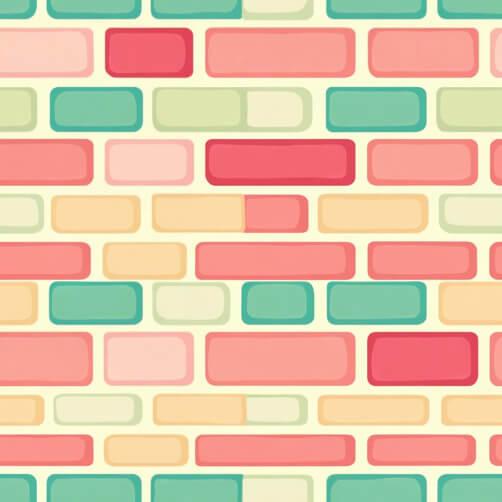 Colorful Abstract Brick Pattern Colorful Abstract Brick Pattern thumbnail