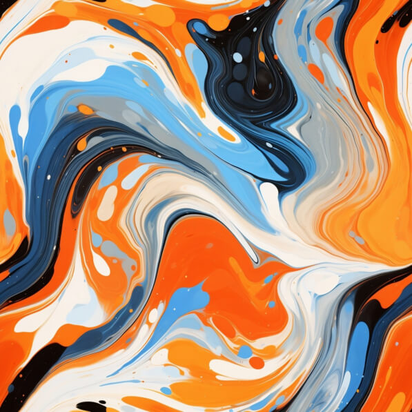 Download Vibrant Abstract Painting with Swirling Patterns Patterns ...