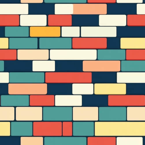 Colorful Abstract Brick Wall Pattern Colorful Abstract Brick Wall Pattern thumbnail