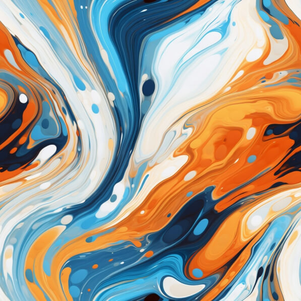 Download Vibrant Abstract Swirls in Blue and Orange Patterns Online ...