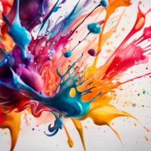 Vibrant and Dynamic Paint Splash Photography