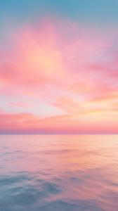 Pôr do Sol Deslumbrante sobre o Oceano com Cores Vibrantes no Céu thumbnail