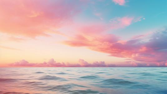 Pôr do Sol Deslumbrante sobre o Oceano com Água Calma e Cores Vibrantes thumbnail