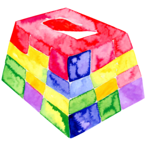 LED Swirl - Snowman Cube