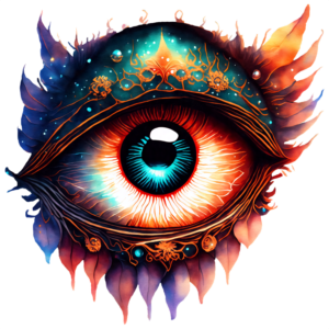 Download Colorful Eye Artwork with Intricate Patterns PNG Online ...