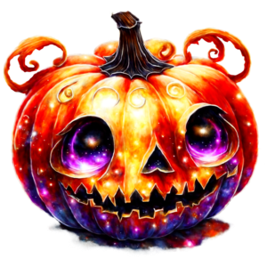 Scary Spooky Jack O Lantern Face PNG