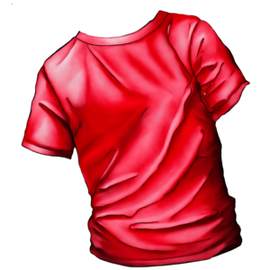 rotes T Shirt Clipart