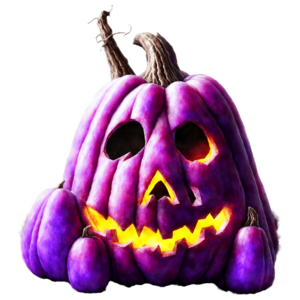 Scarica Decorazione di Zucca Viola per Halloween e Occasioni Speciali PNG  Online - Creative Fabrica