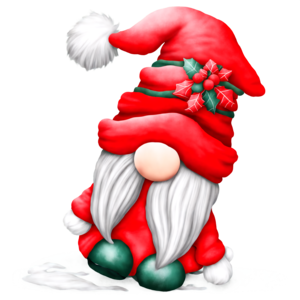 Download Adorable Gnome with Red Hat and White Beard PNG Online ...
