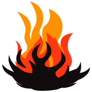Arte de la llama naranja, capas de fuego de la luz de la llama, llama  roja., ardiente, naranja, explosión png