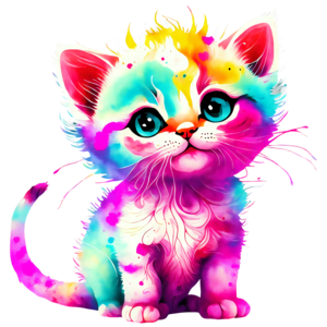 Três Gatos brincalhões - Gatos - Just Color Crianças : Páginas