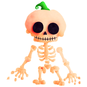 Desenho de esqueleto dia das bruxas halloween [download] - Designi