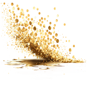 Download Abstract Gold Dust Splash in Water PNG Online - Creative Fabrica