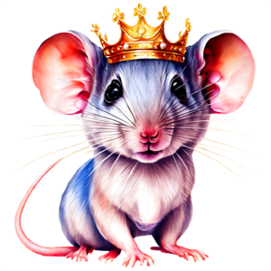 The Rat King Rodent Owner Mouse Rat Lover Crown T-Shirt