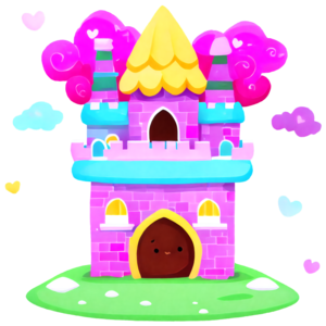 pagina para colorear del castillo de candyland