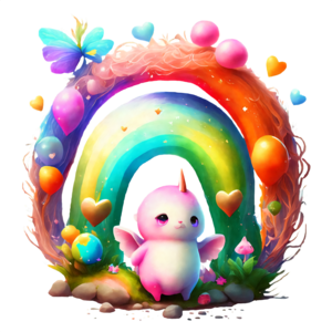 Vídeo de fazer desenho e colorir - Fazer desenho e colorir emoji bonito do  unicórnio do arco íris 