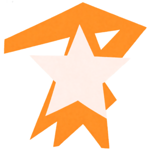 Download Abstract Orange Construction Paper Star PNG Online - Creative  Fabrica