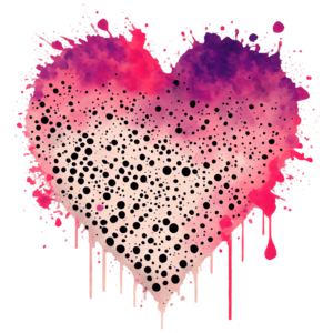 Scarica Cuore con schizzi di vernice - Rappresentazione artistica di amore e  amicizia PNG Online - Creative Fabrica