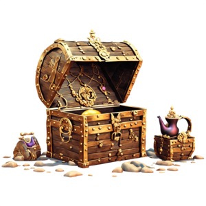 Download Treasure Chest, Box, Wood. Royalty-Free Stock