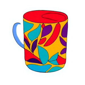 Tazas de café de cerámica con corona dorada creativa, vasos y