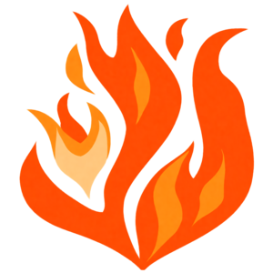 Baixe Símbolo de fogo colorido para chamas de jogo nas redes sociais PNG -  Creative Fabrica