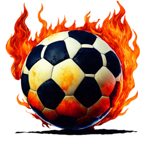 Scarica Palla da calcio in fiamme - Simbolo di passione ed energia PNG  Online - Creative Fabrica