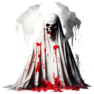 Download Haunted Church Illustration with Blood Dripping PNG Online -  Creative Fabrica
