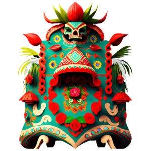 Scarica Sombrero messicano elaboratamente decorato su un bambino