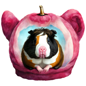 Download Adorable Guinea Pig Inside a Pumpkin PNG Online - Creative Fabrica