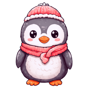 Pagina Colorante Con Pinguino Carino In Cappello E Sciarpa Di Colorazione I Love Pinguins Illustrazione Vettoriale Bianco Nero Image169459966