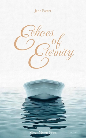 Book cover with a boat on water