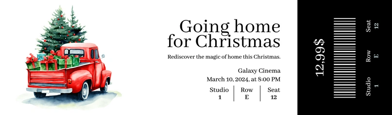 Christmas Movie Ticket