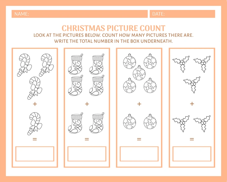 Math Counting Activity